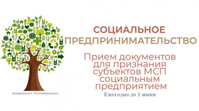 О присвоении статуса социального предприятия. О присвоении статуса социального предприятия.